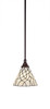 1 Light Mini Pendant In Dark Granite (23-DG-9115)