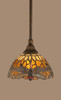 1 Light Mini Pendant In Bronze (23-BRZ-9465)