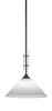 Uptowne 1 Light Mini Pendant In Dark Granite (320-DG-316)