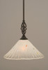 Elegante 1 Light Mini Pendant In Dark Granite (80-DG-701)