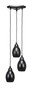 Europa 3 Light Cluster Pendalier In Matte Black (28-MB-426)