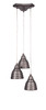 Europa 3 Light Cluster Pendalier In Brushed Nickel (28-BN-425)