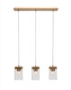 Nouvelle 3 Light Cluster Pendalier In New Age Brass (3213-NAB-530)