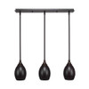 3 Light Linear Pendalier In Dark Granite (25-DG-426)