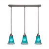 3 Light Linear Pendalier In Brushed Nickel (25-BN-725)