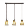 3 Light Linear Pendalier In Brushed Nickel (25-BN-720)