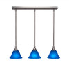 3 Light Linear Pendalier In Brushed Nickel (25-BN-4155)