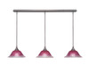 3 Light Linear Pendalier In Brushed Nickel (36-BN-783)