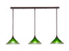 3 Light Linear Pendalier In Bronze (36-BRZ-437)