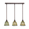 3 Light Mini Pendant In Bronze (25-BRZ-9965)