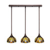 3 Light Mini Pendant In Bronze (25-BRZ-9945)