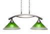 Bow 2 Light Island In Brushed Nickel (872-BN-447)