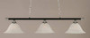 Oxford 3 Light Island In Chrome & Matte Black (373-CHMB-5831)