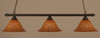 Square 3 Light Island In Dark Granite (803-DG-58319)