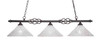 Elegante 3 Light Island In Dark Granite (866-DG-709)