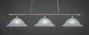 Oxford 3 Light Island In Brushed Nickel (373-BN-53615)