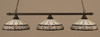 Square 3 Light Island In Dark Granite (803-DG-948)