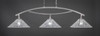 Bow 3 Light Island In Brushed Nickel (873-BN-719)