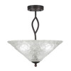 Revo 3 Light Semi-Flush In Dark Granite (242-DG-411)