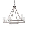 Trinity 6 Light Chandelier In Graphite Finish (2806-GP-800B)