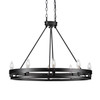 Belmont 8 Light Chandelier In Matte Black (2728-MB)
