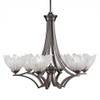 Zilo 6 Light Chandelier In Graphite (566-GP-759)