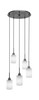 Edge 5 Light Cluster Pendalier In Espresso (1175-ES-310)