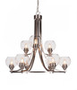 Paramount 9 Light Chandelier In Brushed Nickel (3409-BN-4100)
