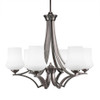 Zilo 6 Light Chandelier In Graphite (566-GP-681)