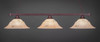 Square 3 Light Bar Shown In Bronze Finish With 16" Italian Marble Glass (803-BRZ-53618)