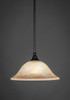 1 Light Mini Pendant In Matte Black (23-MB-528)