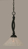 Bow 1 Light Pendant In Matte Black (271-MB-709)