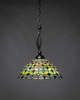 Bow 1 Light Pendant In Matte Black (271-MB-996)