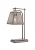 Corbello 1 Light Table Lamp Shown In Aged Silver Finish With 7??Ñ Aged Silver Metal Shades And Clear Antique Led Bulbs (1410-AS-LED18C)