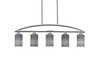 Marquise 5 Light Island In Brushed Nickel (2435-BN-4062)
