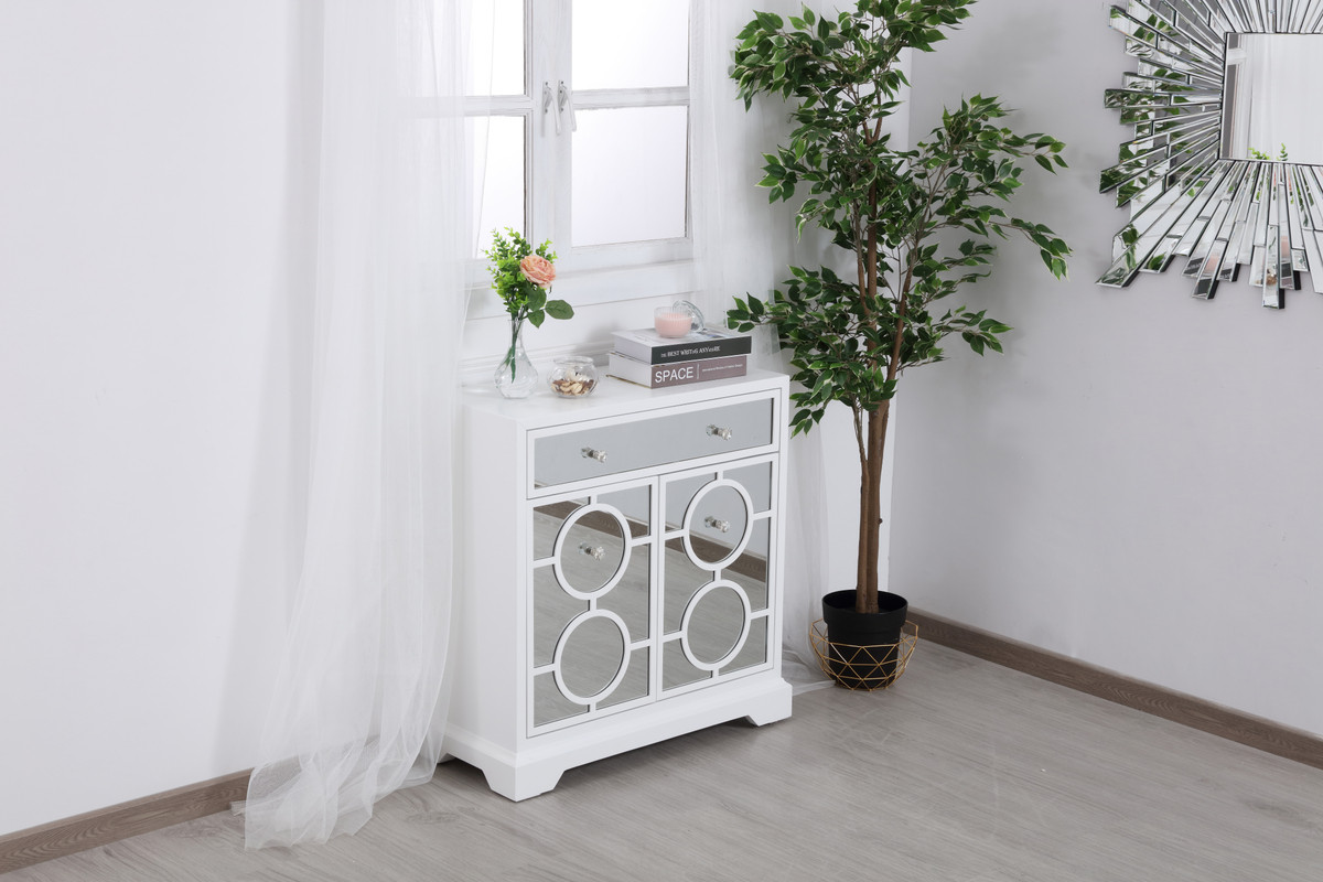 Elegant Furniture and Lighting Mirrored Cabinet - Thumbnail 5