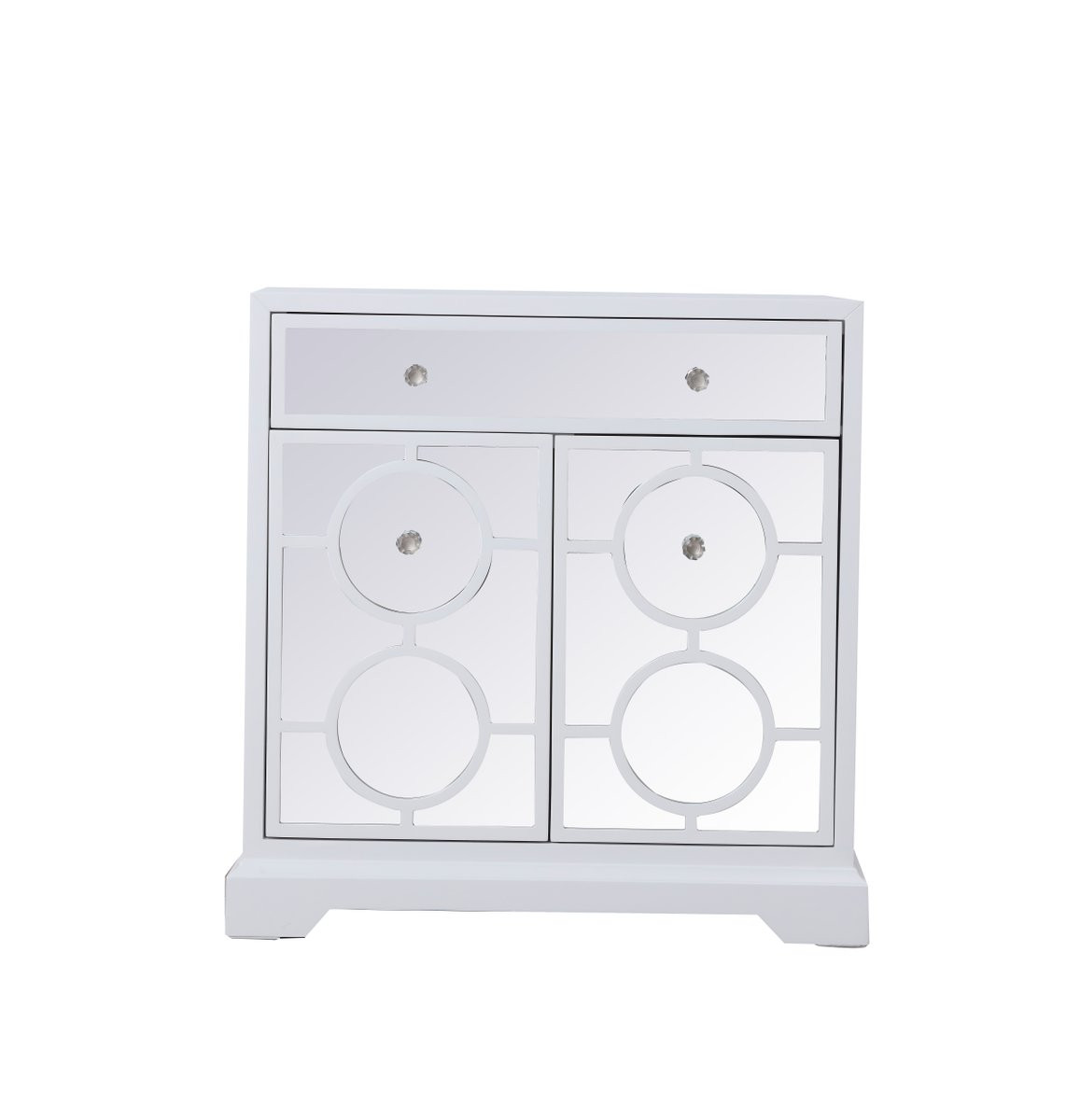 Elegant Furniture and Lighting Mirrored Cabinet - Thumbnail 2