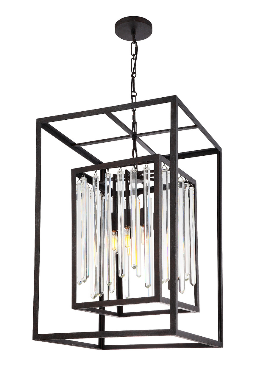 Crystorama Hollis Lantern Chandelier - Thumbnail 4