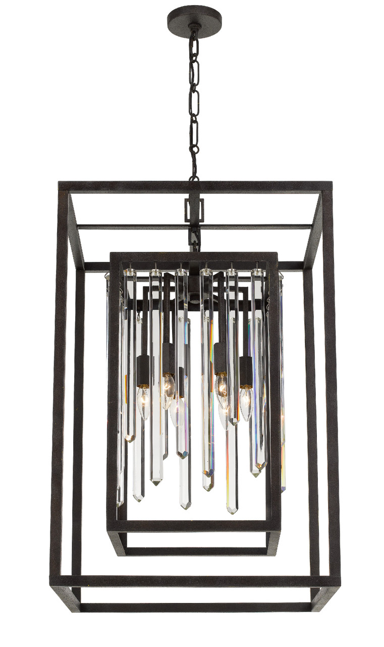Crystorama Hollis Lantern Chandelier - Thumbnail 5
