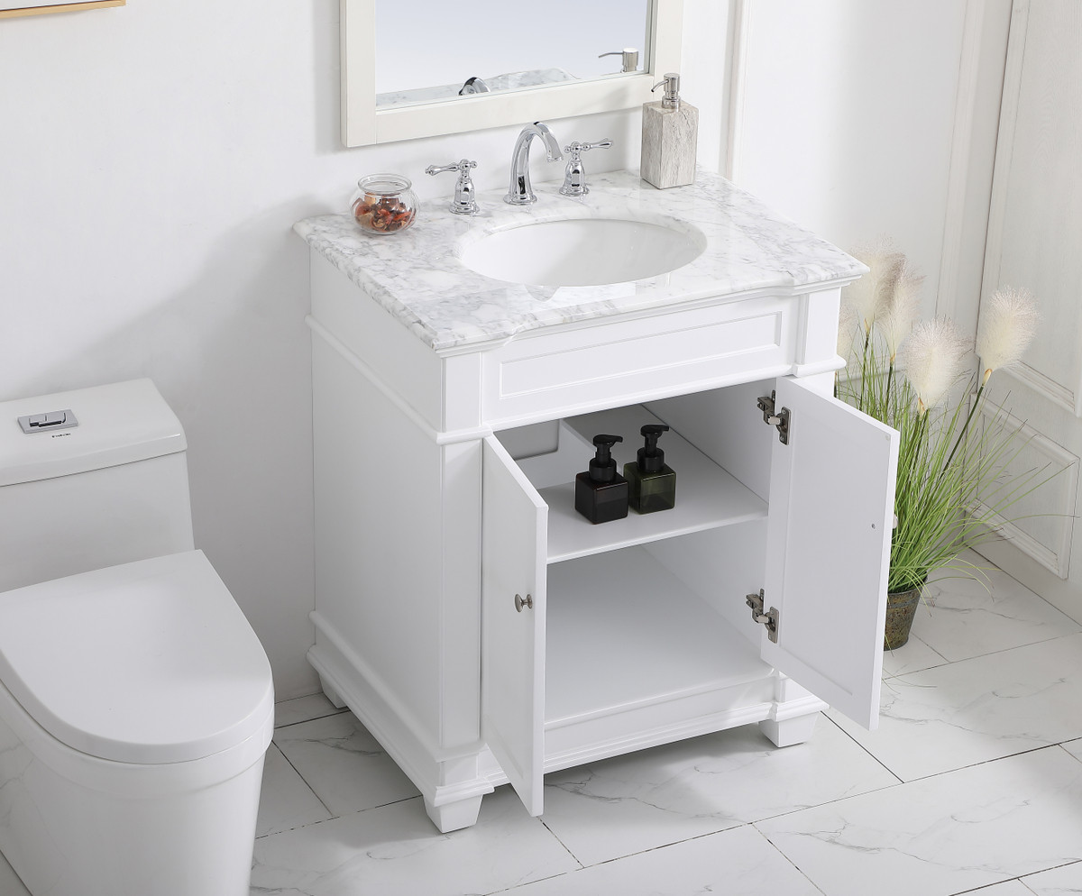 Elegant Furniture and Lighting Bathroom Vanity
