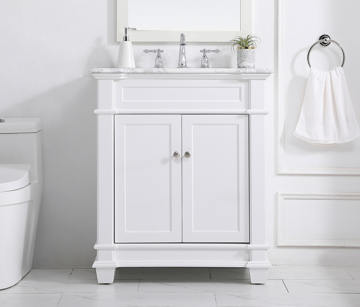 Elegant Furniture and Lighting Bathroom Vanity - Thumbnail 2