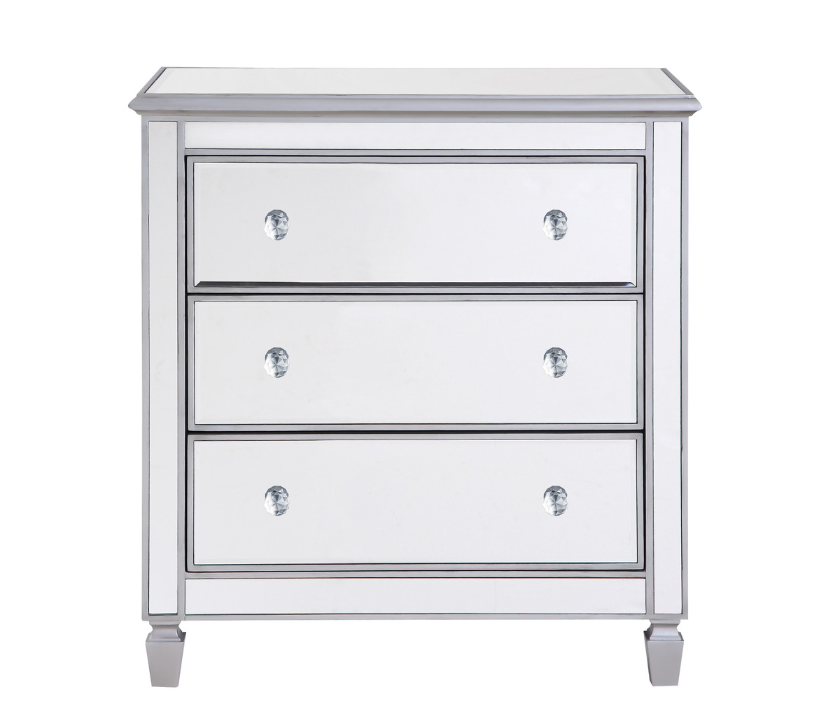 Elegant Furniture and Lighting Bedside Cabinet - Thumbnail 3