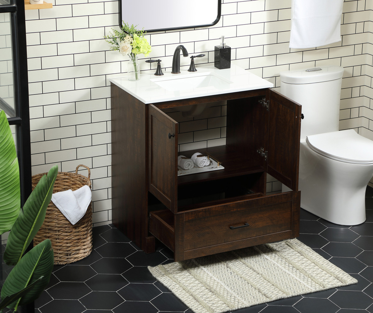 Elegant Furniture and Lighting Bathroom Vanity - Thumbnail 2