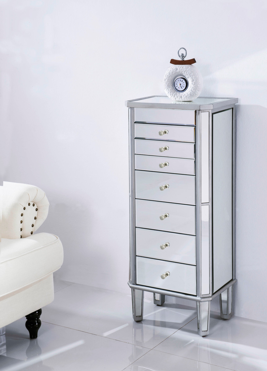 Elegant Furniture and Lighting Jewelry Armoire - Thumbnail 2