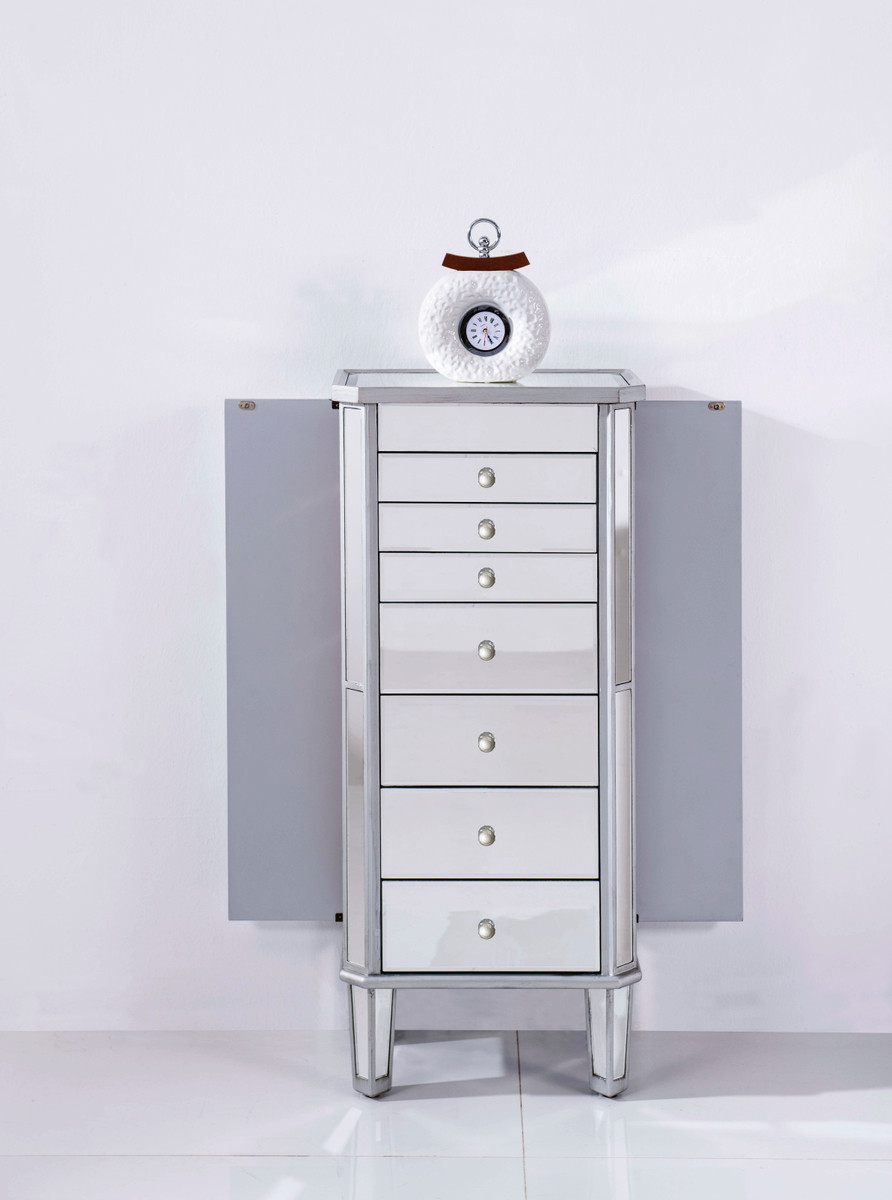Elegant Furniture and Lighting Jewelry Armoire - Thumbnail 3
