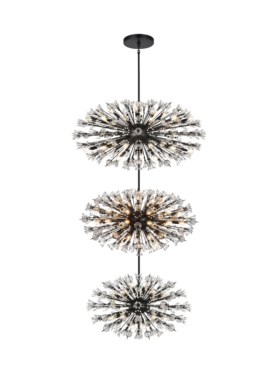 Vera Crystal Starburst Chandelier - Thumbnail 3