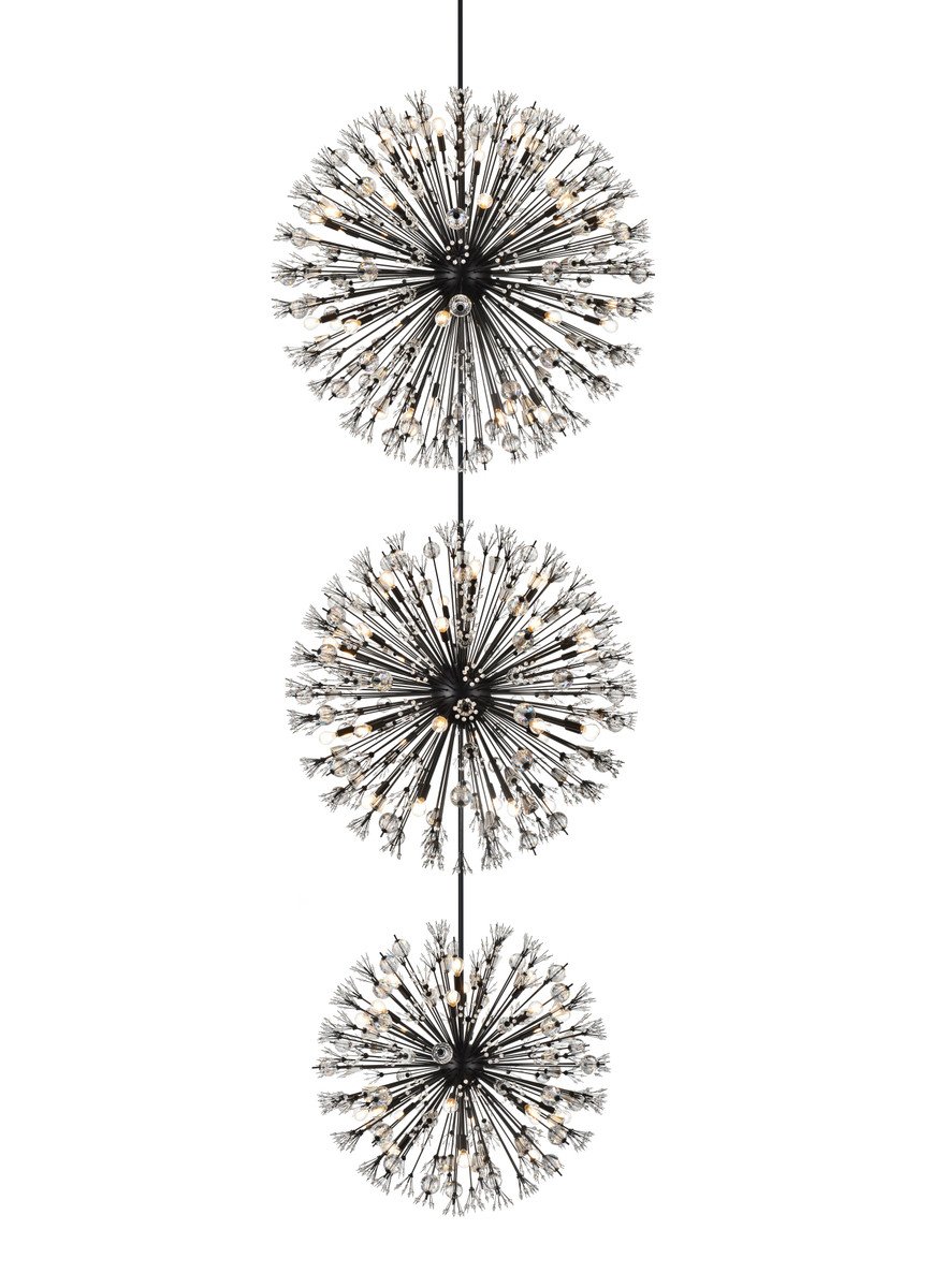 Vera Crystal Starburst Chandelier - Thumbnail 2