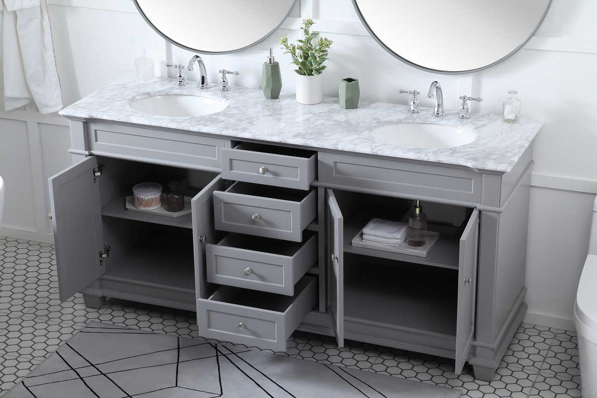 Elegant Furniture and Lighting Bathroom Vanity - Thumbnail 3