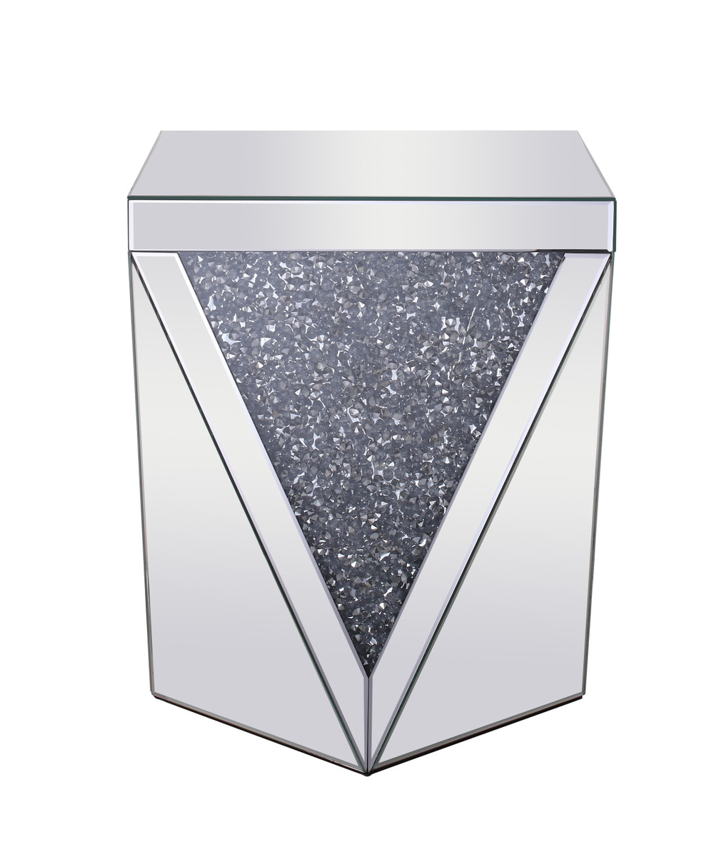 Elegant Furniture and Lighting Crystal End Table - Thumbnail 3