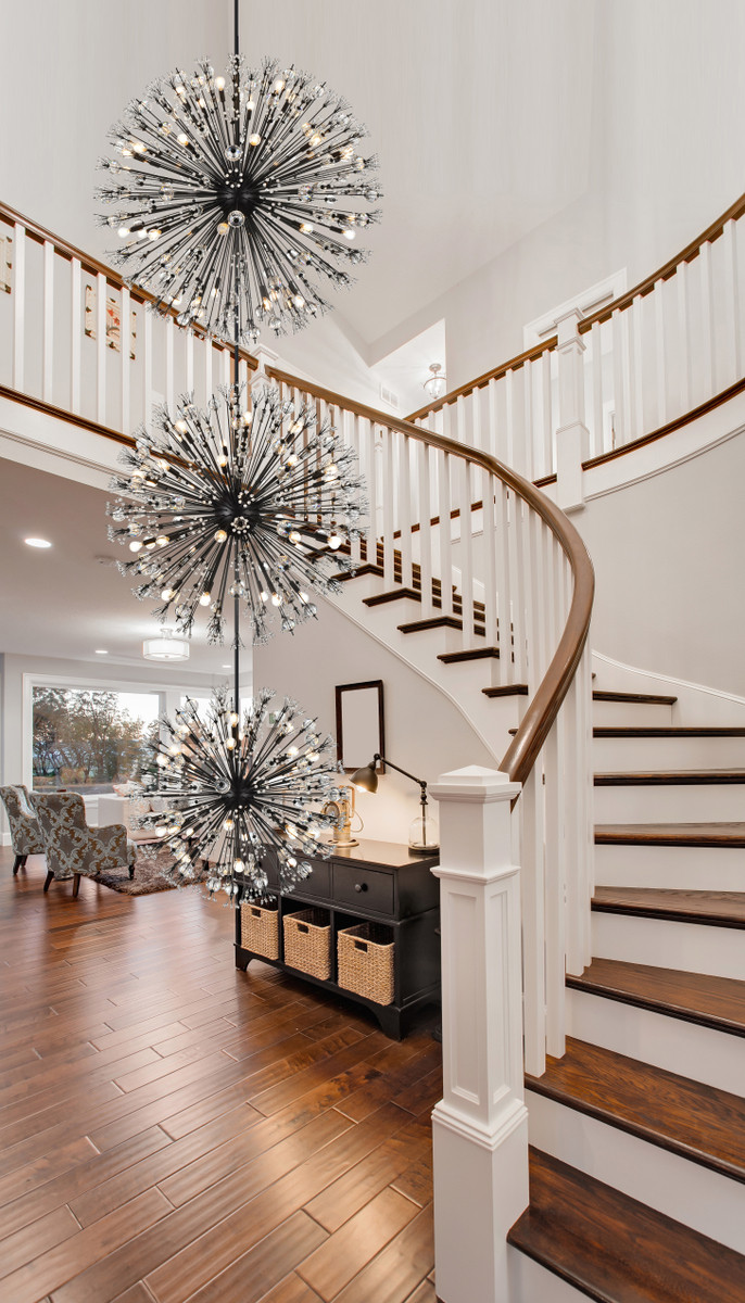 Elegant Furniture and Lighting Vera Crystal Starburst Chandelier - Thumbnail 3